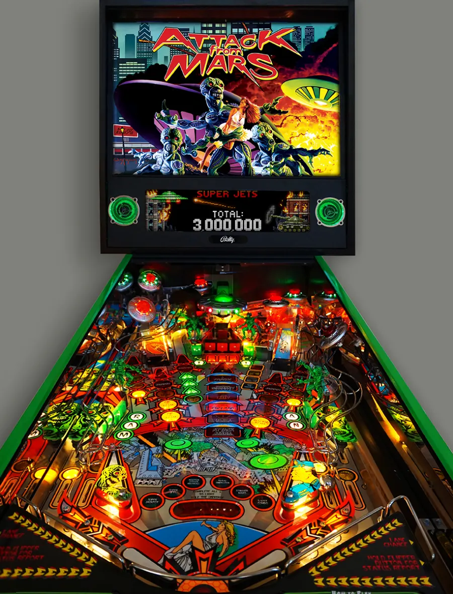 Attack from Mars Remake playfield artwork preview