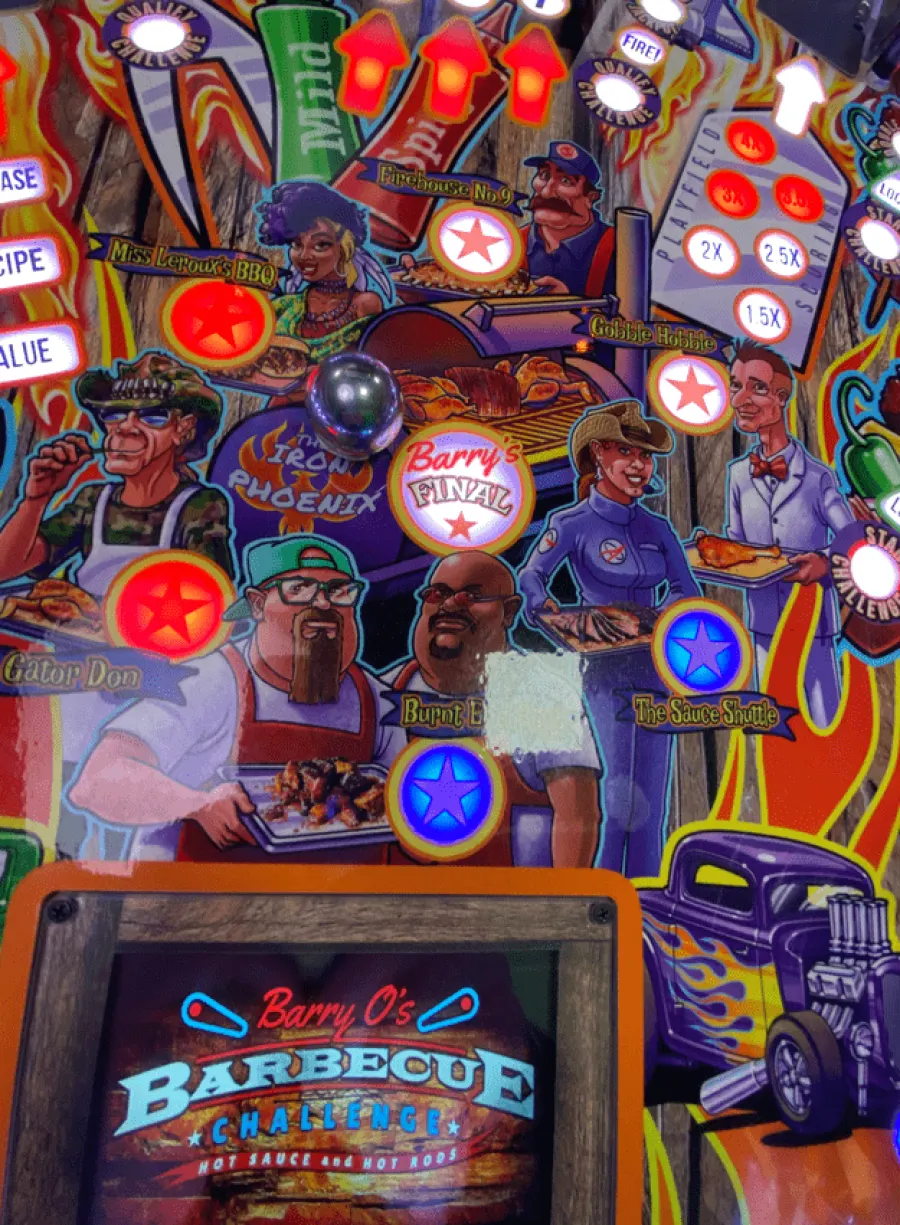 Barry O's Barbecue Challenge playfield artwork preview