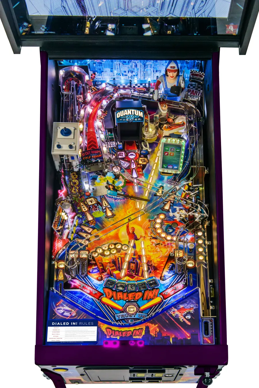 Dialed In! playfield artwork preview