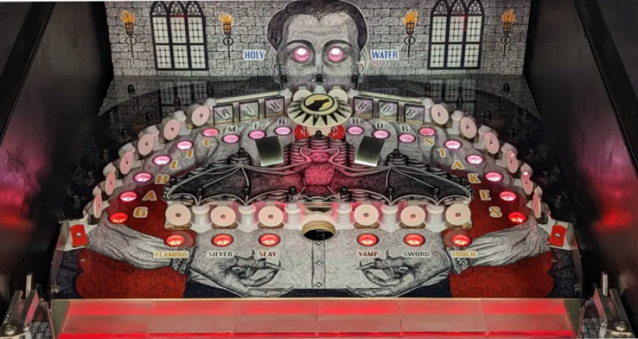 Drained playfield artwork preview