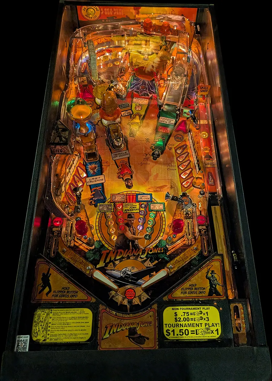 Indiana Jones playfield artwork preview