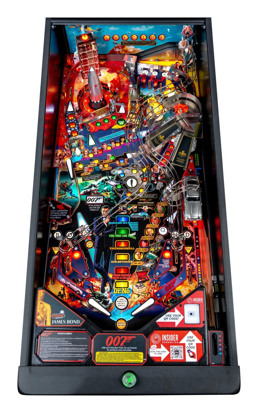 James Bond 007 60th Anniversary playfield artwork preview
