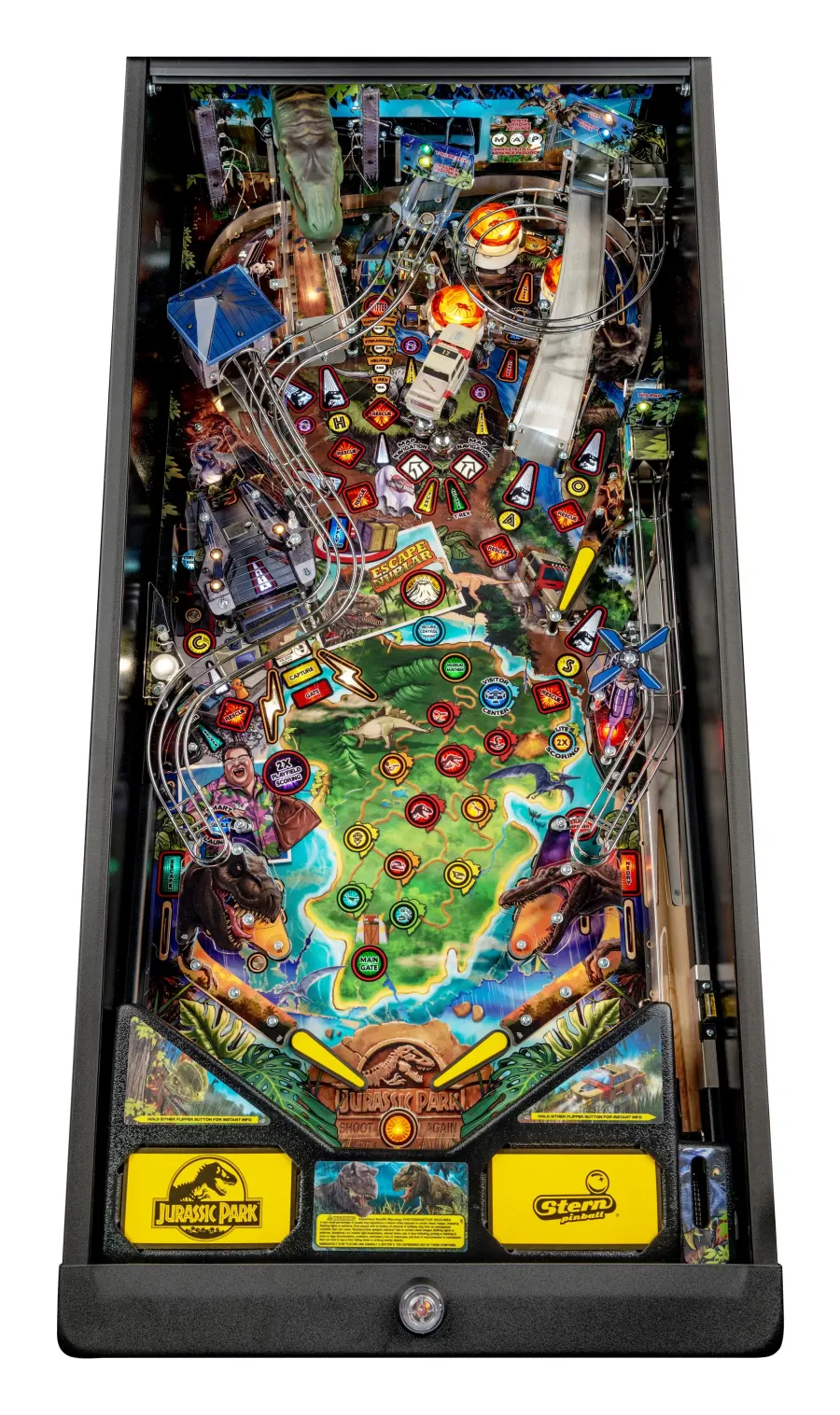 Jurassic Park playfield artwork preview