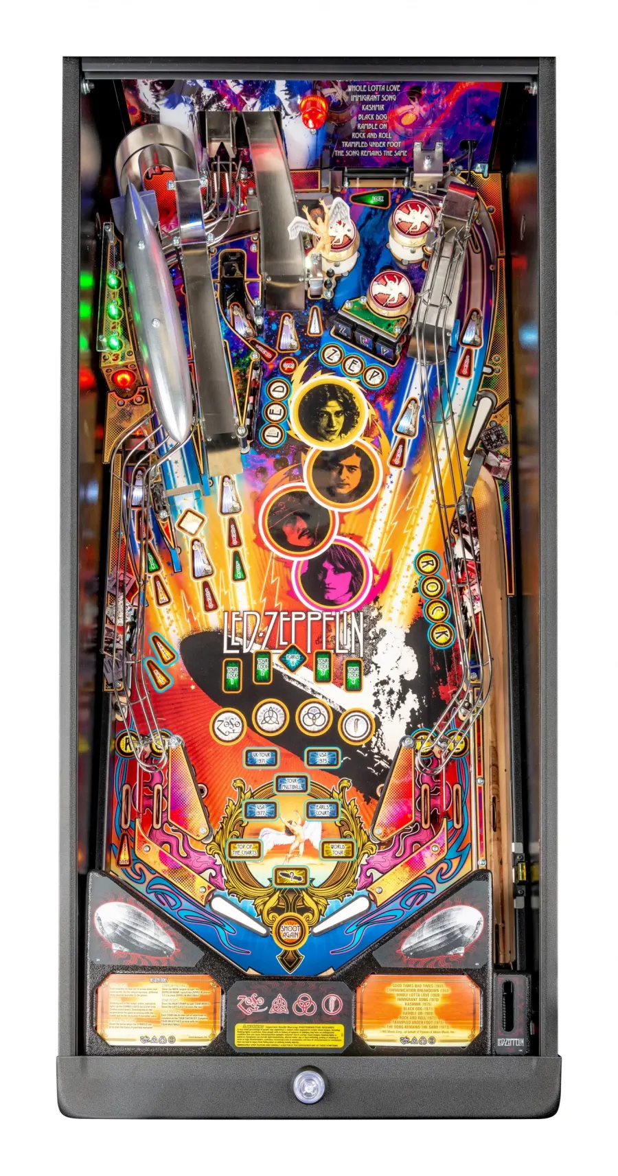 Led Zeppelin playfield artwork preview