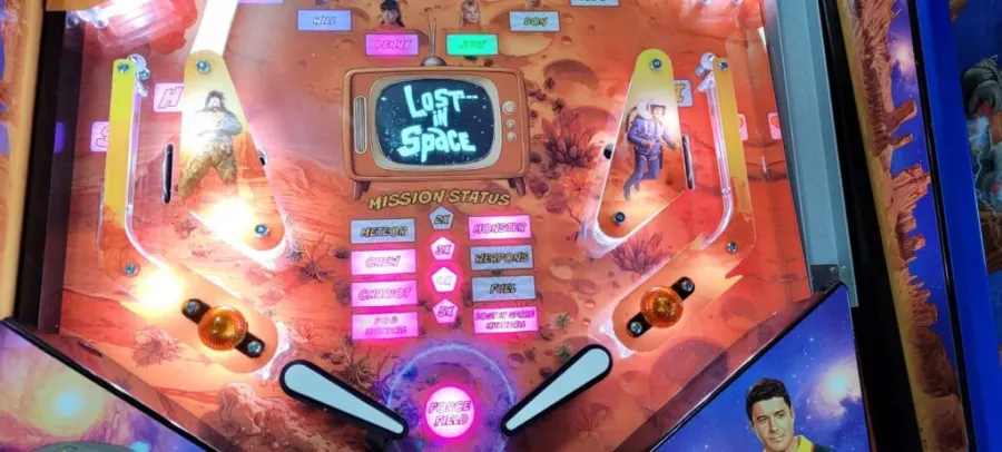 Lost In Space Pinball playfield artwork preview