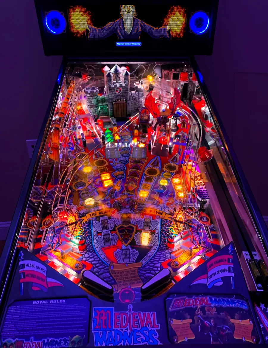 Medieval Madness Remake playfield artwork preview
