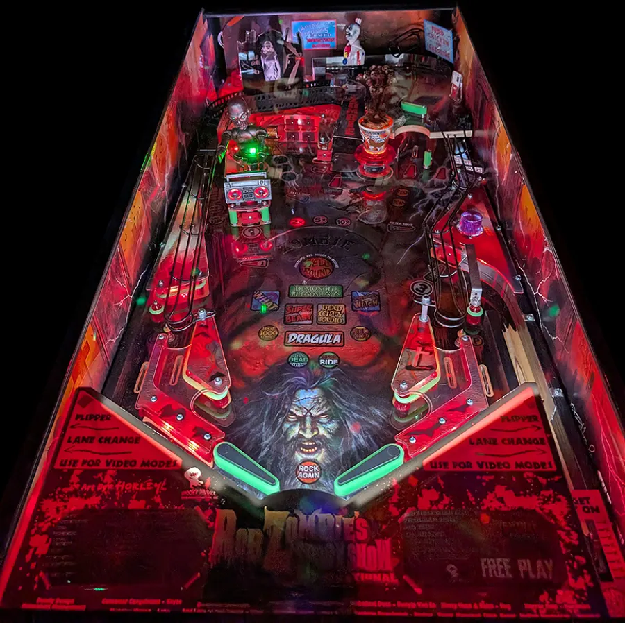 Rob Zombie's Spookshow International playfield artwork preview