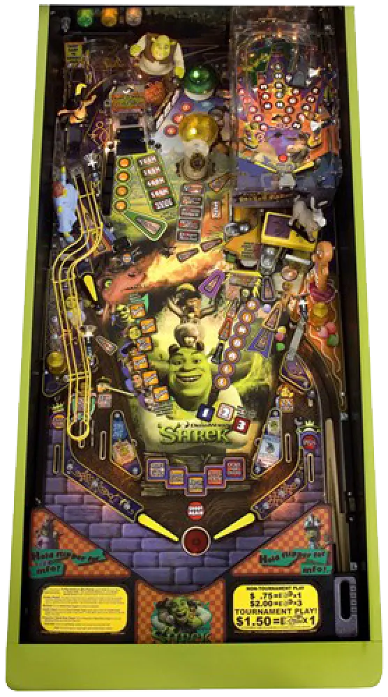 Shrek playfield artwork preview