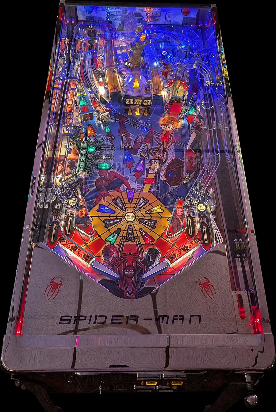 Spider-Man playfield artwork preview