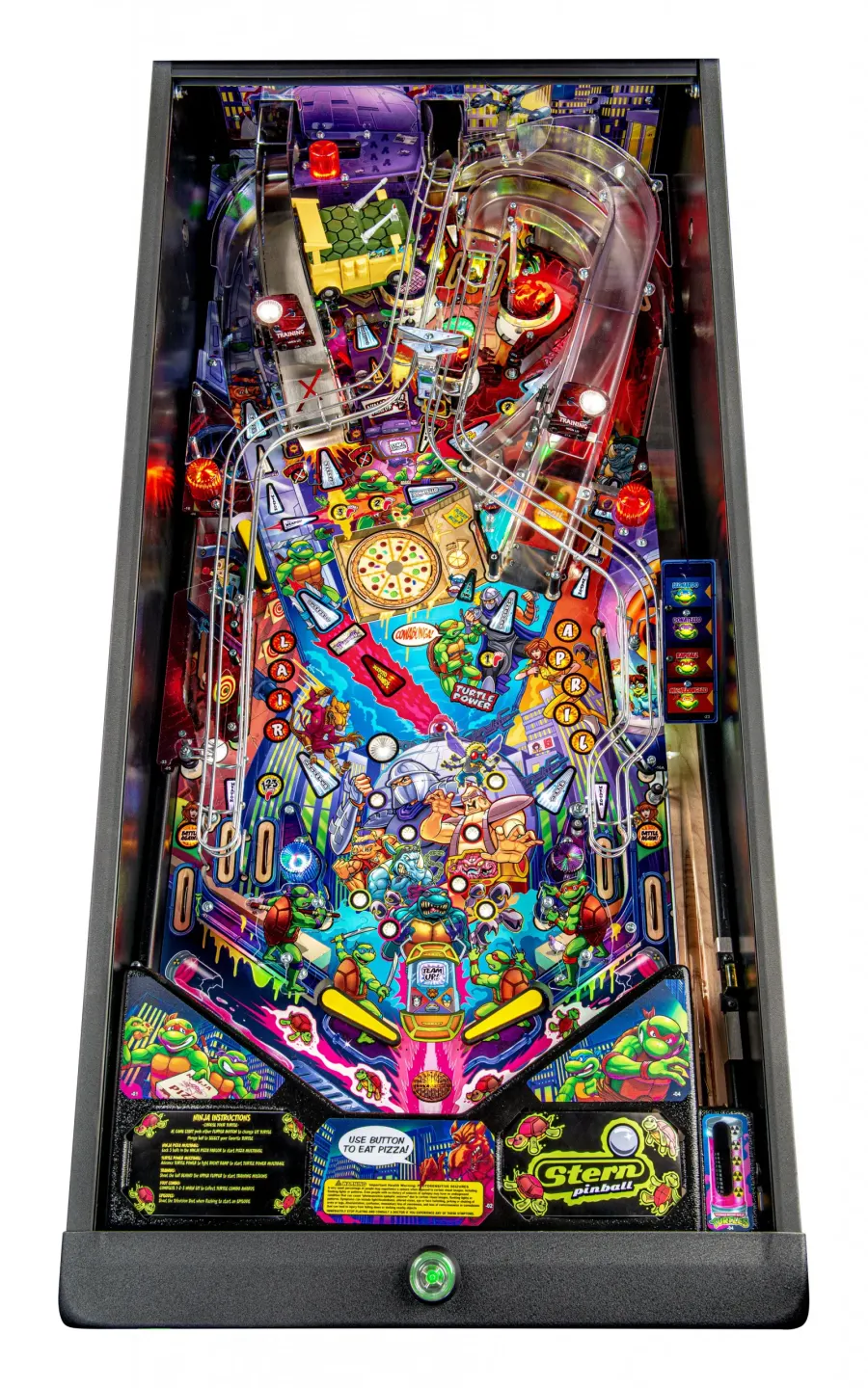 Teenage Mutant Ninja Turtles playfield artwork preview