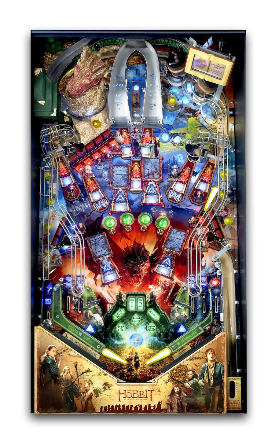 The Hobbit playfield artwork preview