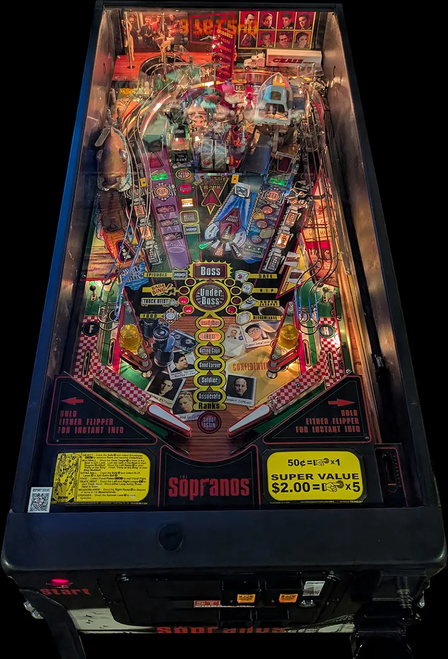 The Sopranos playfield artwork preview