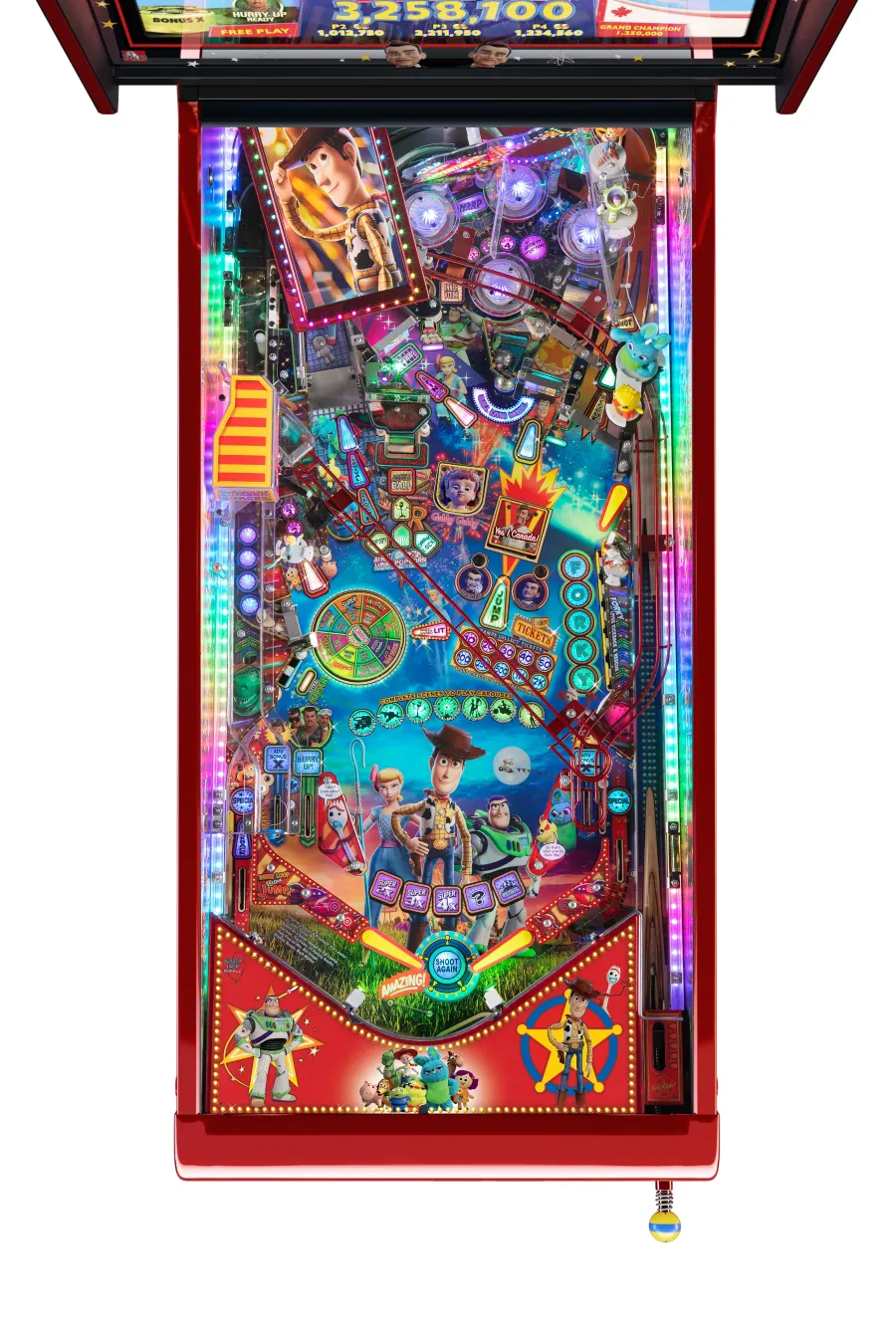 Toy Story 4 playfield artwork preview