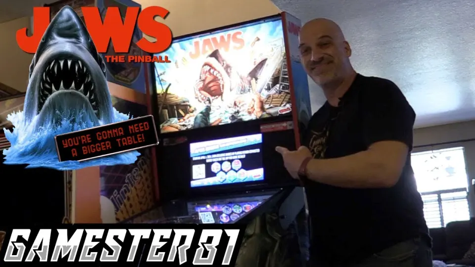 Gamester81 JAWS Premium fan pinball review video thumbnail
